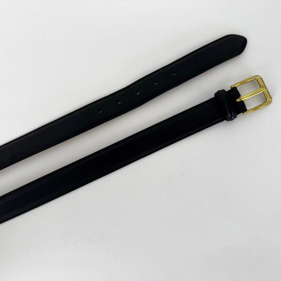 Coach Burnished Cowhide Leather Belt Black Men’s 34" (85 cm) 5950 - Picture 4 of 11